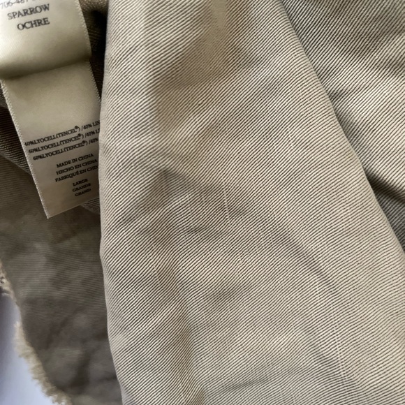 Rails Sparrow Safari Button-Up Linen Blend Shirt in Ochre (L) - Picture 5 of 8